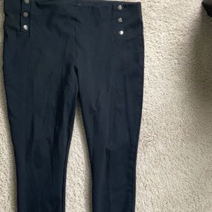 Ann Taylor Black Straight Leg